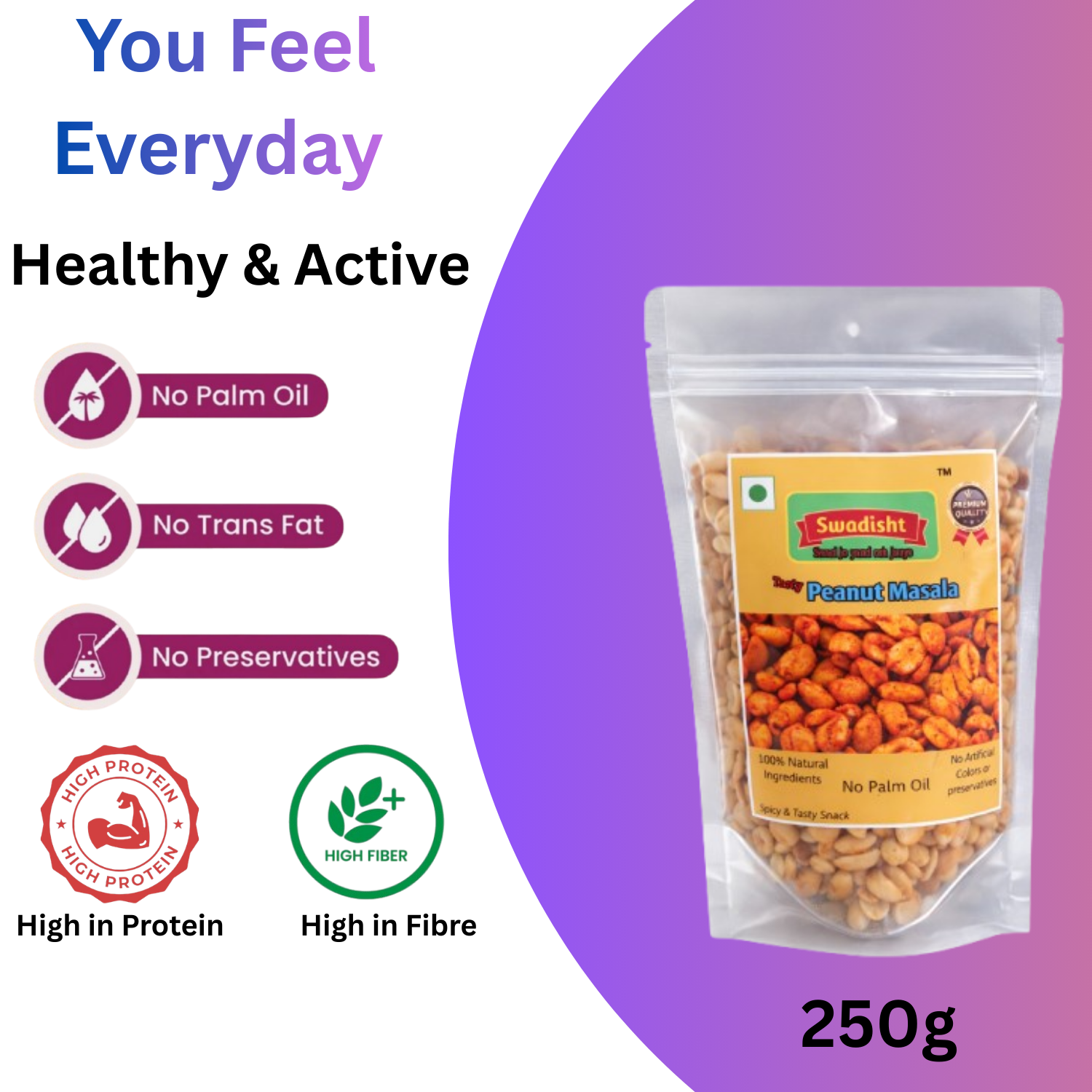 Peanut masala (Made with 100% natural ingredients)
