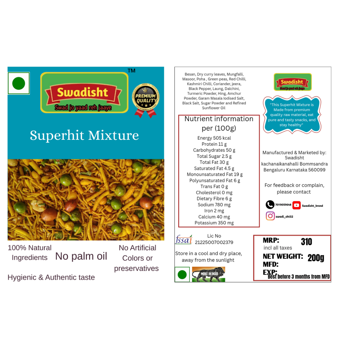 Healthy Superhit Mixture 200 g