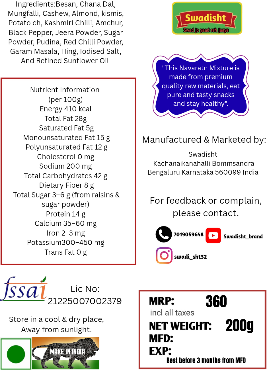 Healthy Navaratan Mixture 200g