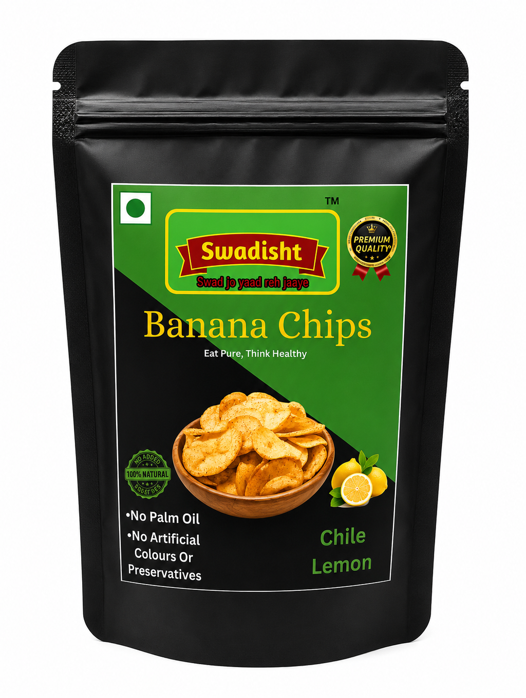 Healthy Banana Chips Chile Lemon Flavour 85g