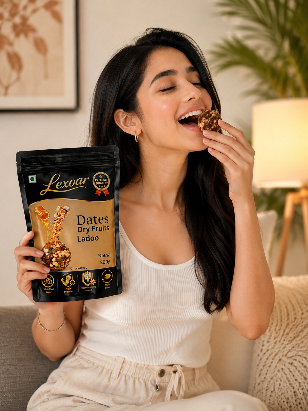 Chocolatey Dates Dry Fruits Ladoo 200g