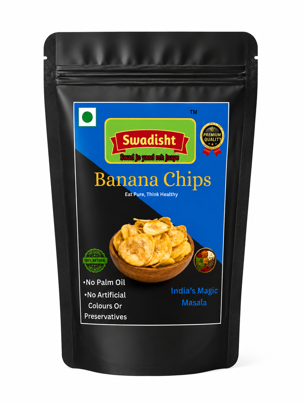 Kerala Banana Chips India's Magic Masala Flavour 85g