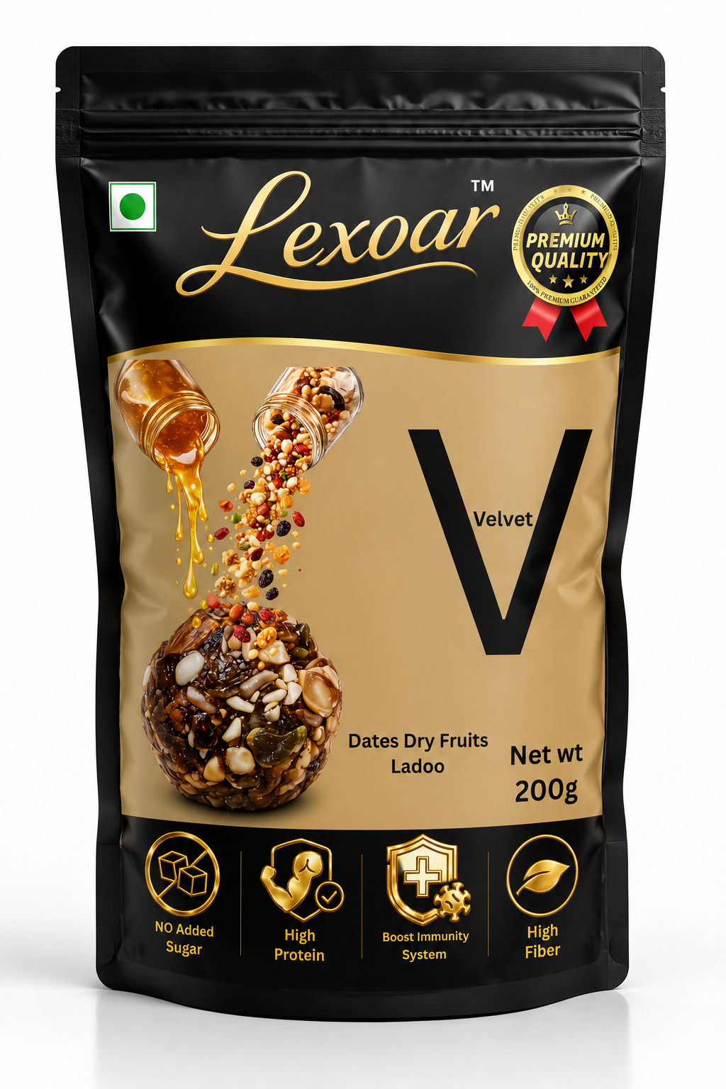 Velvet Dates Dry Fruits Ladoo 200g